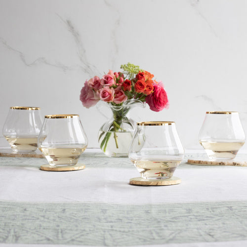 Contessa Gold Stemless Wine Glass